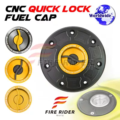 Gold Quick Lock Fuel Gas Cap For Kawasaki ZRX 1100 99-04 99 00 01 02 03 04 • $39.76