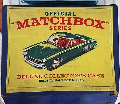 Official Matchbox Series Deluxe Vinyl Collectors Case 1968 Ferrari Cover • $49.99