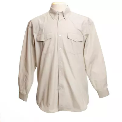 Wyoming Traders Mens Snap Up Long Sleeve Twill Western Ranch Wear Shirt • $39.95