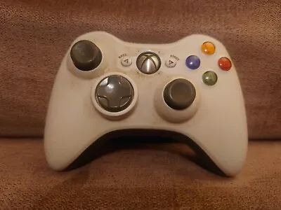 Microsoft Xbox 360 Wireless White Controller Working  • £13.50