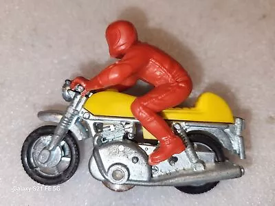 Vintage 1960s Marx Tootsietoy Diecast & Plastic Motorcycle With Driver • $14.99