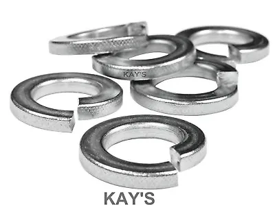 Unf Spring Washers 3/16 1/4 5/16 3/8 7/16 1/2 5/8 3/4  Imperial Square Zinc  • £249.71