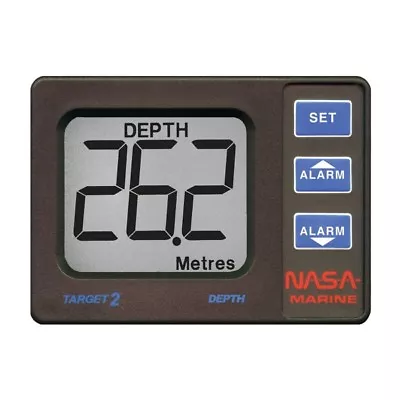 NASA Marine Target 2 Sonar Depth Meter Flat Water Alarm With Depth Sensor NEW • £138.52