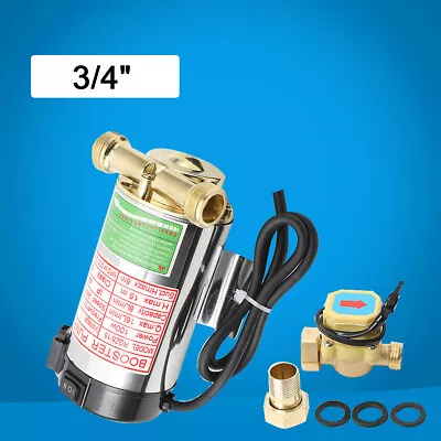 Water Pressure Booster Pump For Home 110V 100W Automatic Water Pressure Pump • $38.33