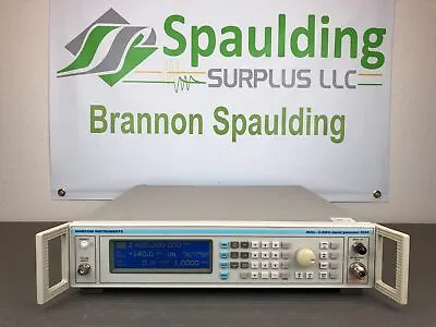 IFR Marconi 2024 9kHz - 2.4GHz Signal Generator W/ Hi Stability & Fast Pulse Opt • $3950