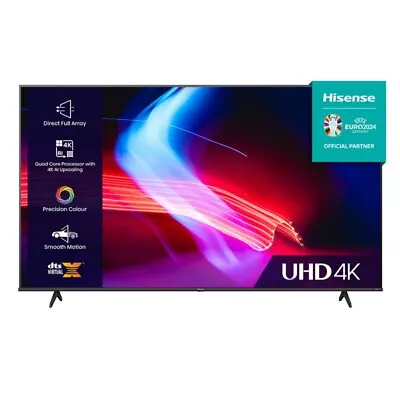 Hisense 65  A6K 4K Ultra HD Smart TV With Dolby Vision (2023) -65A6KTUK • £529