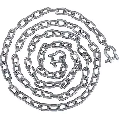 Anchor Chain Boat Anchor Chain Galvanized Chain 10'x 5/16  Two Shackles • $29.44
