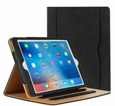 Genuine Real Leather TAN Magnetic Case Cover For Apple IPad Air 9.7 Ipad Air2 • £8.91