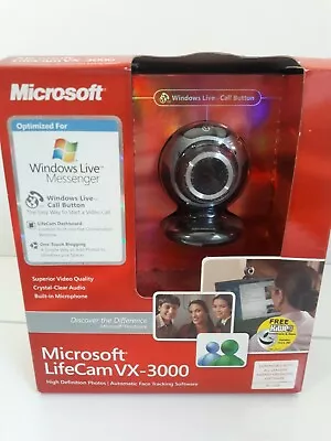 Microsoft LifeCam VX-3000 USB 2.0 High Def - Sealed In Box • $29.99