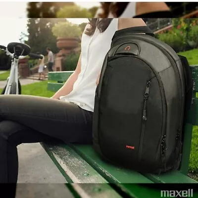 BNWOT Maxell Sling Laptop Backpack In Black • $38