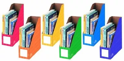 Bankers Box 4  Magazine File Holders - Assorted - Assorted Red Blue Purple • $30.81