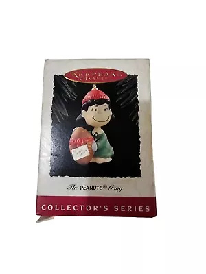 Vintage Peanuts Hallmark Christmas Ornament Peanuts Gang Lucy With Football 1994 • $12