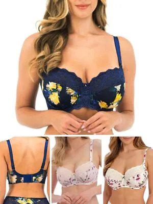 Fantasie Lucia Bra Side Support Full Cup Underwired Bras Floral Womens Lingerie • £26.95