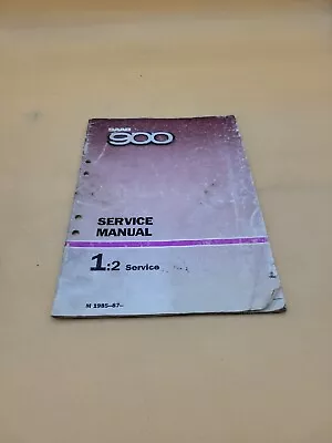 1985- 87 Saab 900 1:2 Service Shop Repair Maintenance Guide Manual Book  • $21