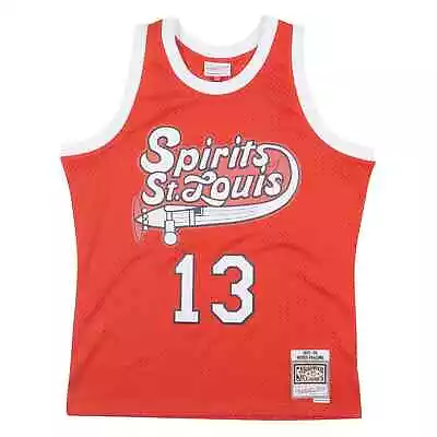 Spirits Of St Louis Moses Malone #13 Mitchell & Ness 1975/76 ABA Swingman Jersey • $274.67