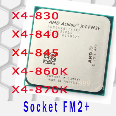 AMD Athlon X4 830 840 845 860K 870K Socket FM2+ Quad-Core CPU Processor • $9.24