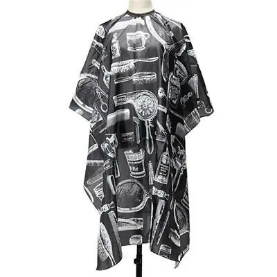 £4.88 • Buy Hair Cut Apron Patterned Barber Gown Hair Dressing Salon Cutting Cape