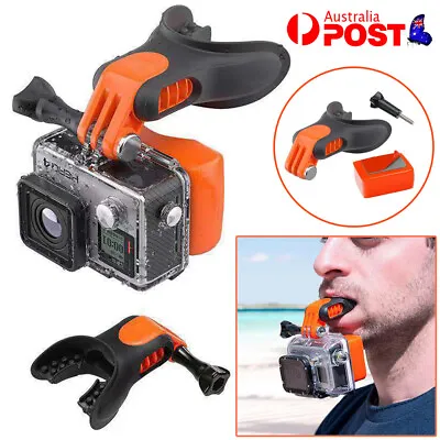 $16.65 • Buy Sports Camera Surfing Skating Bite Mouthpiece Mouth Mount For GoPro Hero 1-9