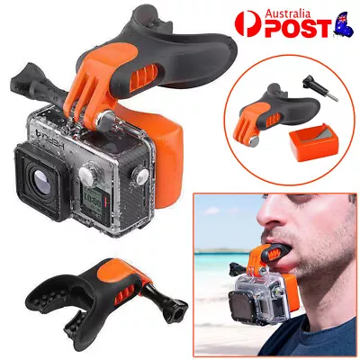 Sports Camera Surfing Skating Bite Mouthpiece Mouth Mount For GoPro Hero 1-9 • $18.61