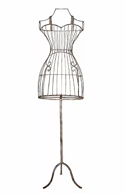 £70.16 • Buy Tailor's Dummy Shabby Mannequin Metal Bust Mannequin