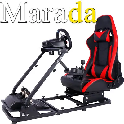 Marada Racing Simulator Cockpit Stand With Sest Fit Logitech G29 G920 G923 T150 • £259.99