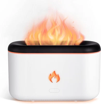 $54.95 • Buy ASAKUKI Essential Oil Diffuser 300ML With Flame Light, USB Aromatherapy Humidifi
