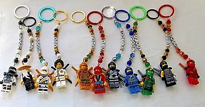 Personalised Ninjago Keyring / Bag Charm ( You Chose The Name) 10 Designs. • £3.30