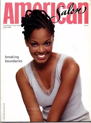 AMERICAN SALON Magazine June 1998 Floyd Kenyatta Jheri Redding TV Hairstylists • $16.99