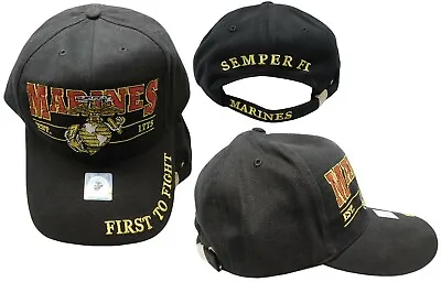 Marines Marine Corps EGA First To Fight Semper Fi 1775 Embroidered Cap Hat • $15.24