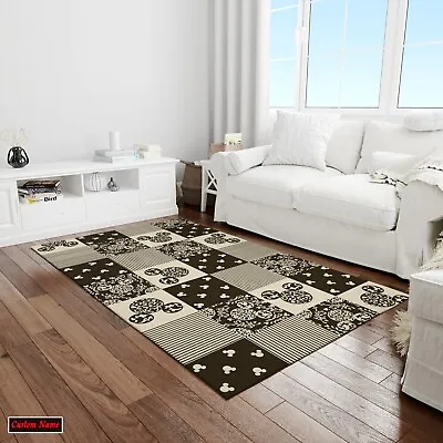 Luxury Classic Mickey Mouse Vintage Square & Round Living Room Rug • $39.99