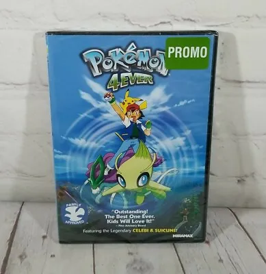 $10.93 • Buy Pokemon 4 EVER DVD Anime Cartoon Animated Family 2003 Movie Pikachu NEW Promo