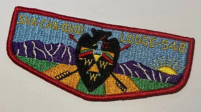 OA Lodge 548 Sha-Cha-Quoi  Flap  Boy Scout Patch  XJ5 • $5.99