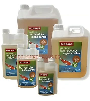 £9.89 • Buy Barley Straw - Bio Extract Removes Algae Blanket Weed 7 Sizes Ecopond Pond Water