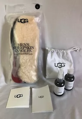 NIB~UGG~Mens Sheepskin Insoles (Size 9)~& Cleaner/Conditioner And Renew 2 Fl Oz • $34.77