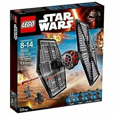 LEGO Star Wars First Order Special Forces TIE Fighter 75101 RETIRED NEW ! SEALED • $199