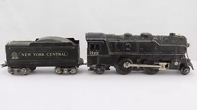 Vintage 50's Marx New York Central  #999 Steam O Gauge Locomotive With Tender • $40