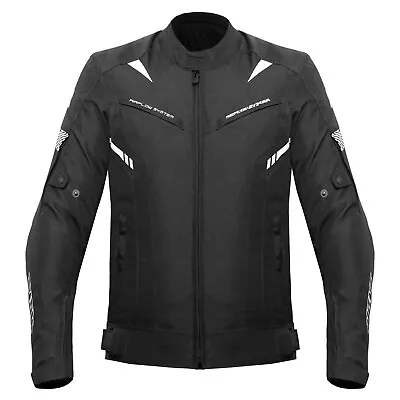 Mens Motorbike Jacket With CE Armour Motorcycle Textile Waterproof Thermal Mesh • $83.91