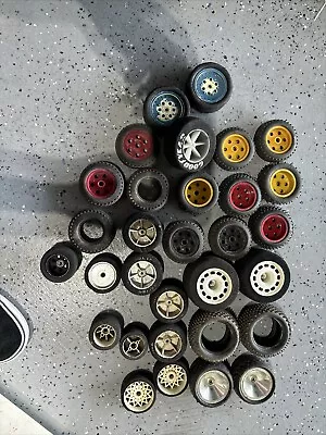 Vintage RC Tire And Wheel Lot . Tamiya Kyosho Ect Read Description Sold As Is ! • $9.99