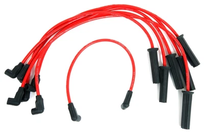 $59.99 • Buy Taylor 74224 Spark Plug Wires Spiro-Pro 8mm Red Straight Boots GM 2.8/3.8L V6
