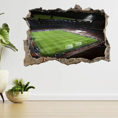 £39.99 • Buy Arsenal's Stadium Champion League 3d Smashed View Wall Sticker Poster Decal A741