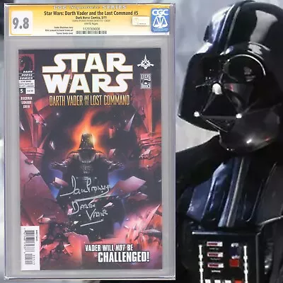 $1350 • Buy CGC 9.8 SS Star Wars Darth Vader And The Lost Command #5 Signed By David Prowse