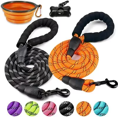 Dog Leash 6 FT Thick Durable Nylon Rope - Comfortable Padded Handle • $9.99