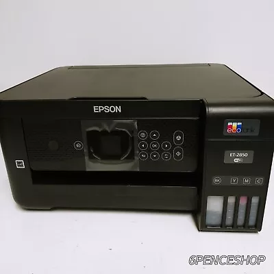 Used Epson EcoTank ET-2850 Black AIO Supertank Wireless Color Inkejet Printer • $99.99