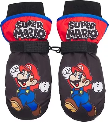 Nintendo Super Mario Winter Insulated Snow Ski Gloves Or Mittens – Boys Ages 2-7 • $18.95