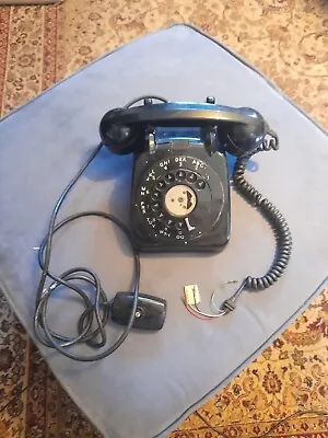 Vintage GPO 706 L Two Tone Black Rotary Dial Telephone Retro • £15