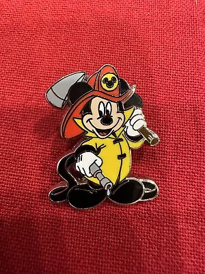 Disney Mickey Fireman Fire Fighter Chief Professions Mystery Pack Set Pin 88004 • $25.99