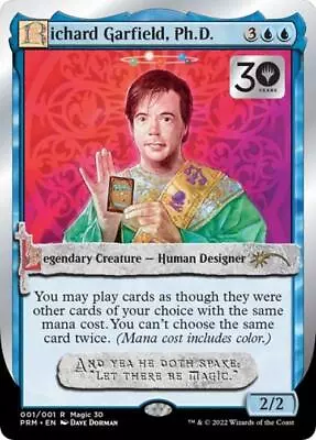 Richard Garfield Ph.D. - Near Mint English MTG Promos: 30th Anniversary Promos • $1.90