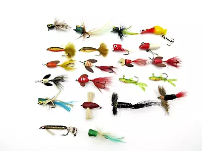 22 Vintage Tiny Fly Rod Lures • $13.84