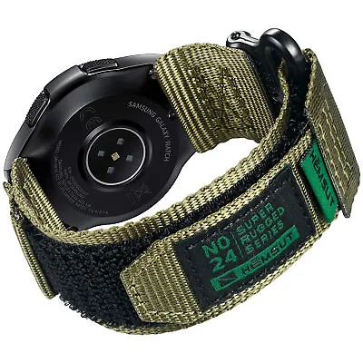 For Samsung Galaxy Watch Band Rugged Nylon Sports Strap With Woven Loop Design • $15.99