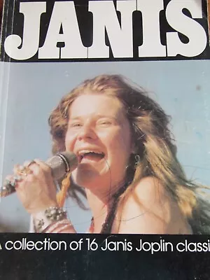 Janis Joplin Collection Of 16 Classics Music Book • $20